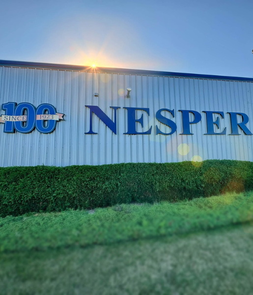 A Nesper Sign Advertising installation in Cedar Rapids, Iowa